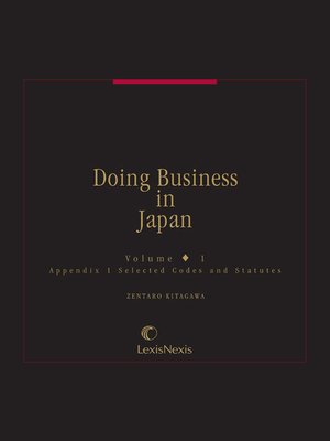 cover image of Doing Business in Japan